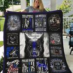 police dog sheepdog lives for the day quilt blanket great customized gifts for birthday christmas 0