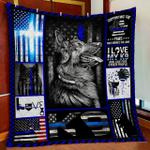 police k 9 unit quilt blanket d2448500
