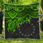 polynesian cook islands duvet cover set green turtle quilt d2484977