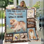 pomeranian dog awesome e quilt derqry d2486220