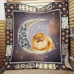 pomeranian dog quilt tdhik d2486319
