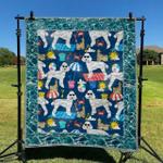 poodle dog hur quilt fa d2486453