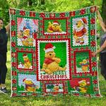 pooh xmas premium quilt home decor quilt d2419506