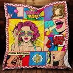 pop art woman quilt blanket ss202 quilt d2417525