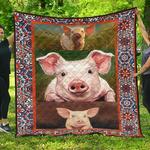 premium quilt blanket cute pig printed sk01 dhc1112208dd d2479767