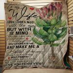 protea flower to my wife quilt tdhne d2486271