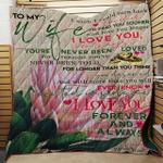 protea flower to my wife quilt tdhwa d2485709