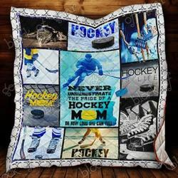 Proud Hockey Mom Cl19100689Mdq Quilt Blanket
