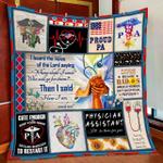 proud physician assistant quilt blanket d2448396