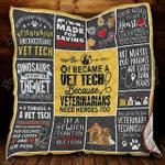 proud vet tech hur quilt av d2487512