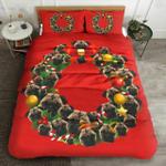 pug dog christmas wreath hm3009091t bedding sets d2239752
