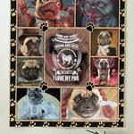pug dog quilt blanket c9b300504ct d2447302