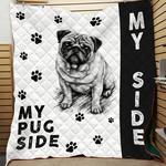 pug dog quilt tdhqy d2486680
