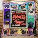 pug lovers cl22100439mdq quilt blanket d2482094