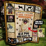 pug photo personalized quilt blanket bbb300564mh d2447310