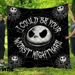 pumpkin skull quilt blanket 03793 d2449103