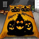 pumpkin smile halloween printed bedding set bedroom decor d2231356