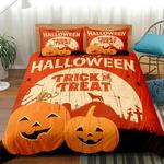 pumpkin trick or treat halloween comfortable bedding set home decor d2189956