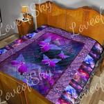 purple butterfly faith hope and love dd2509054cl quilt blanket d2414125