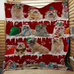 pyrenean shepherd snow christmas quilt tdhgn d2487709