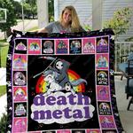 qd death metal quilt blanket d2449912