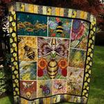 queen bee and flower quilt blanket quilt d2417088
