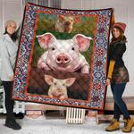 quilt blanket cute pig printed sk01 dhc02012031td d2447378