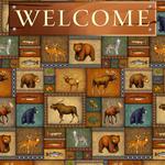 quilted wilderness welcome flag d2485193