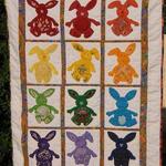 rabbit rainbow cla250677 quilt blanket d2480658