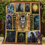 raccoon pattern quilt blanket dhc3112215td d2446969
