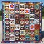 raccoon quilt blanket quilt d2414458