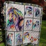 rainbow horse 2 quilt blanket quilt d2416960