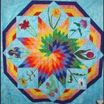 rainbow of flowers lonestar cla2210382q quilt blanket d2481500