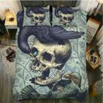 raven nest skull printed bedding set bedroom decor d2126872