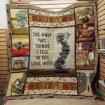 reading the only two things quilt blanket dhc04011974dd d2481494