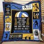 real girls play volleyball quilt blanket great customized blanket gifts for birthday christmas 0