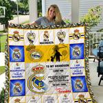 real madrid to my grandson love grandmom quilt d2423079