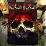 red blue dark skull bedding set bedroom decor d2114825