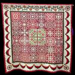 red flower garden quilt tdhff d2486164