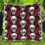 red octopus skull cl17100522mdq quilt blanket d2448059