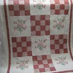 red roses quilt tdhde d2485992