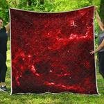 red stardust universe galaxy space cl17100532mdq quilt blanket d2483447