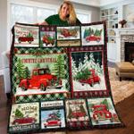 red truck christmas bbb1710221mh quilt blanket d2445666