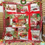 red truck christmas cl15100324mdq quilt blanket d2445633