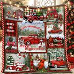 red truck christmas dac291001 quilt blanket d2413923