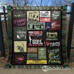 reel girls fish quilt blanket tm99 quilt d2414906