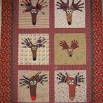 reindeer clm020730 quilt blanket d2483919