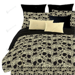 reversible flower skull bedding set bedroom decor d2114937
