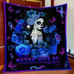 rheumatoid arthritis never give up quilt blanket d2448541