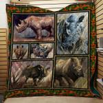 rhino quilt design by exrain d2484183
